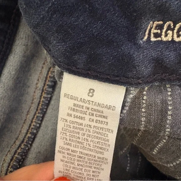 💙American Eagle Blue Jeggings with Distressed Details - Picture 7 of 7